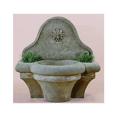 Provence Wall Cast Stone Outdoor Fountain Fountain Tuscan